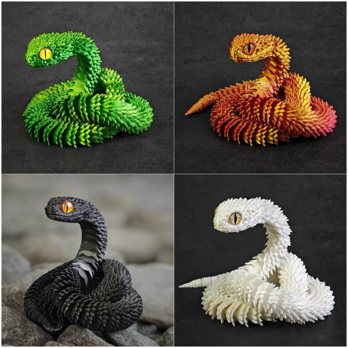 Adopt-A-Pet: 3D Printed Articulated Snake ð
