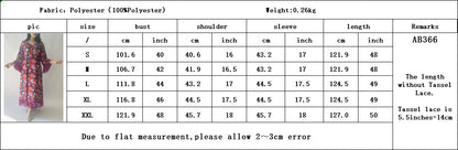 Festival Bloom Tassel Jalabiya Dress (Flash Sale 50% OFF)