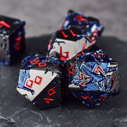 🐉BLUE DRAGON METAL DICE SERIES — Awaken the Power of the Ancient Dragon