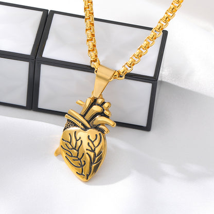 ❤️2026 Anatomical Heart Connection Necklace Set