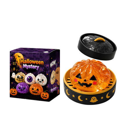 🎃 Halloween Dumpling Squeeze Squishy Toy Blind Boxes