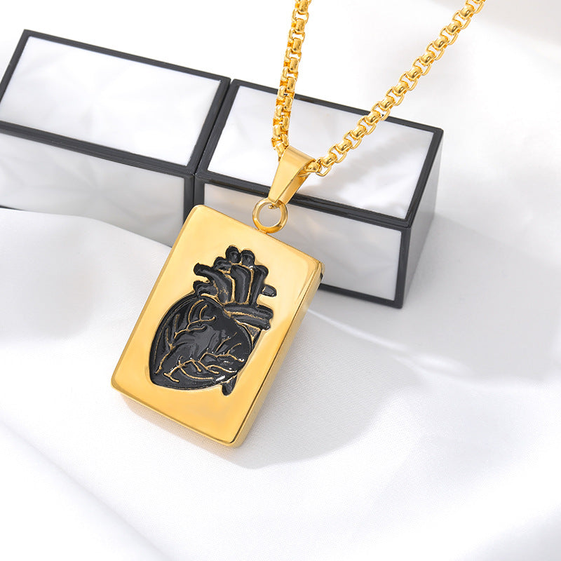 ❤️2026 Anatomical Heart Connection Necklace Set