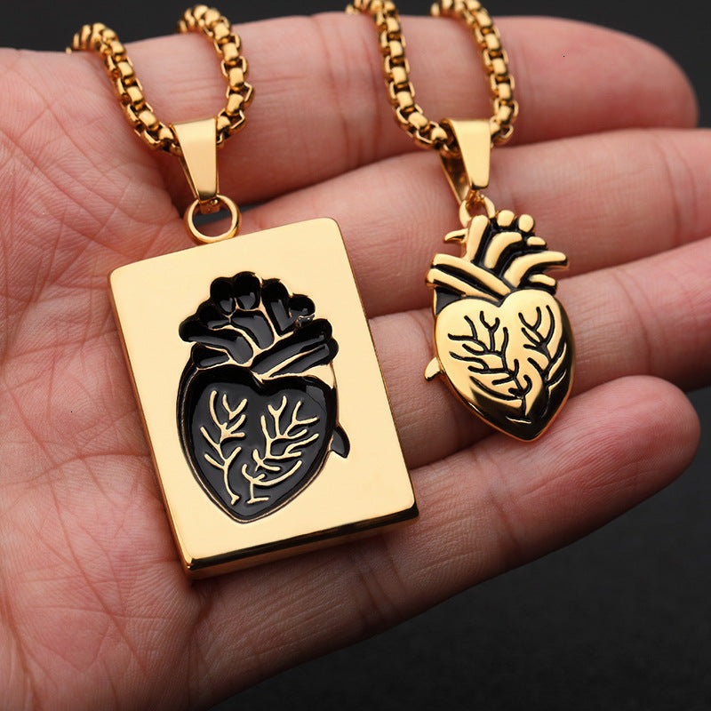 ❤️2026 Anatomical Heart Connection Necklace Set