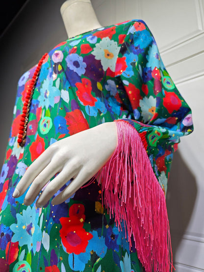 Festival Bloom Tassel Jalabiya Dress (Flash Sale 50% OFF)
