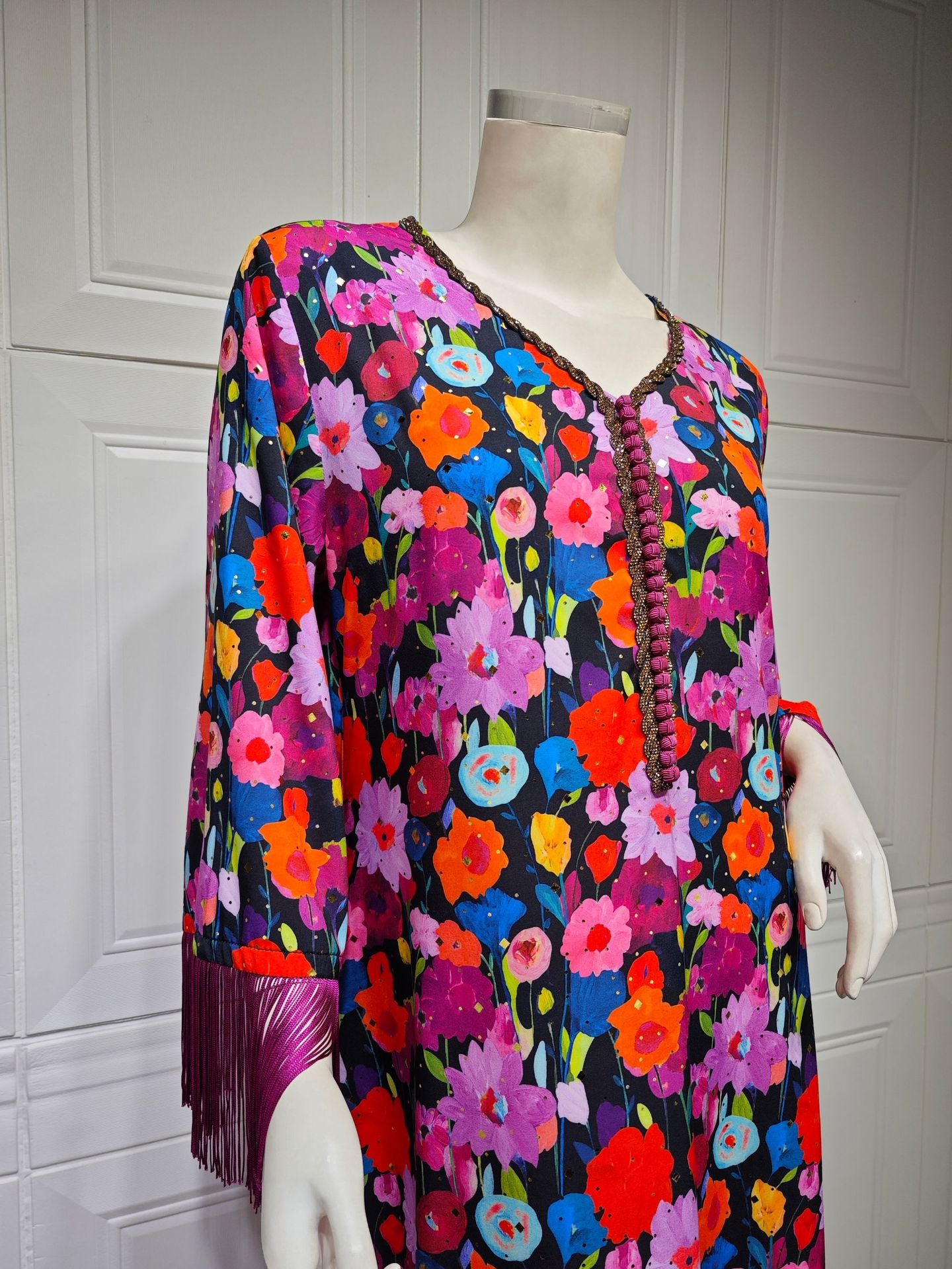 Festival Bloom Tassel Jalabiya Dress (Flash Sale 50% OFF)