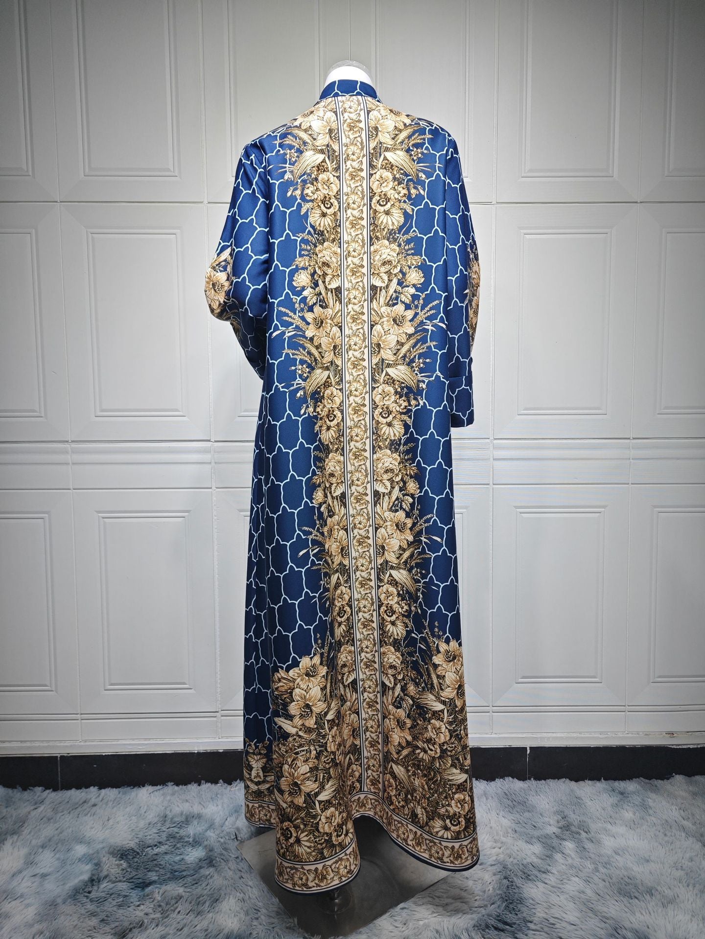 Royal Bloom Embellished Abaya Kaftan (Flash Sale 50% OFF)