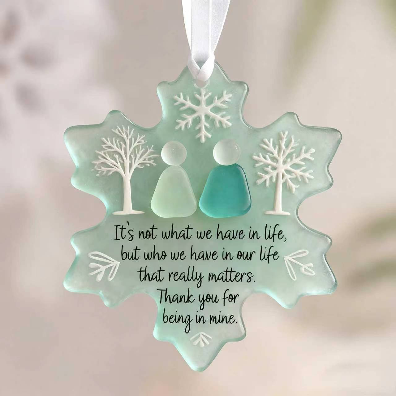 True Friendship Snowflake Ornament