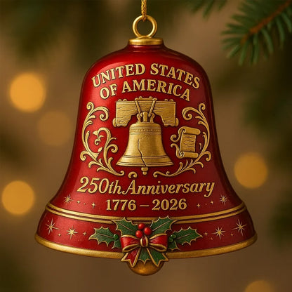 🔔United States 250th Anniversary Bell Ornament