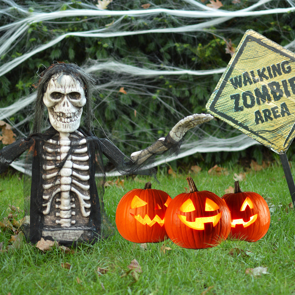 New Bloody Hand Halloween Lawn Stakes