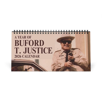 Best Line of Sheriff Buford Inspired Wall Calendar 2026- Unique Christmas & Holiday Gift Idea
