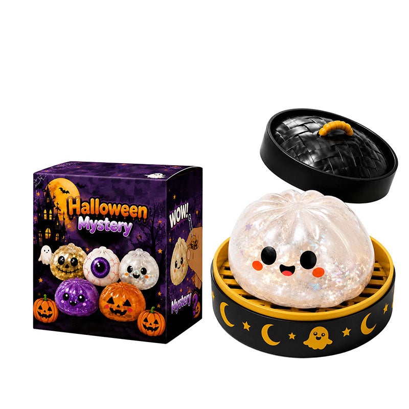 🎃 Halloween Dumpling Squeeze Squishy Toy Blind Boxes