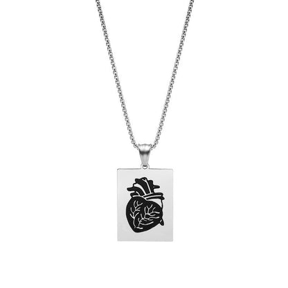 ❤️2026 Anatomical Heart Connection Necklace Set