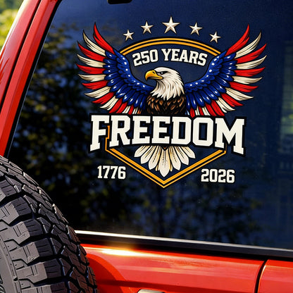 USA Eagles 250th Anniversary Semiquincentennial 1776-2026 Car Window Decal Sticker