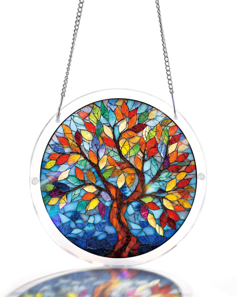 Acrylic Jigsaw Puzzle Suncatcher - Moonlit Riverscape