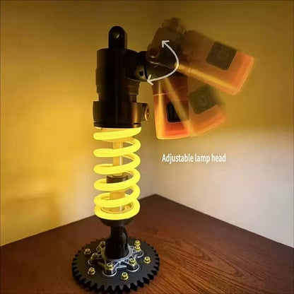 🎁Flash Sale🔥 Inspired Suspension Shock Absorber Lamp - Adjustable LED Light for Gamers & Car Enthusiasts